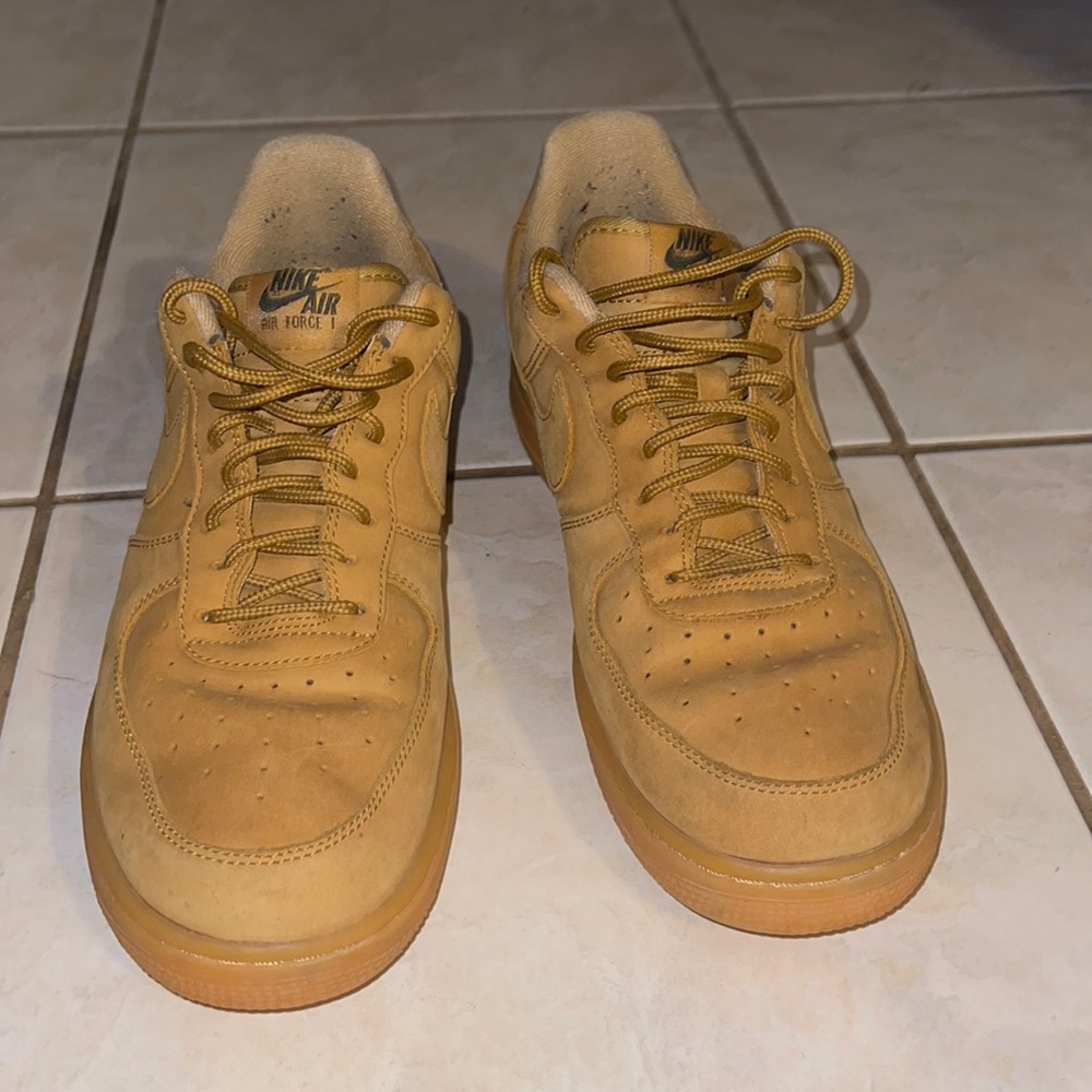 Nike “Air Force 1s” size 11 mens (brown) - Picture 2 of 4